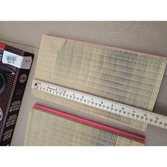 2 K&N Engine Air filter 1997-2003 MERCEDES BENZ CLK430, CLK55, E55, C43, 33-2183 - Picture 6 of 16